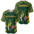 South Africa Rugby Baseball Jersey Bokke Champions Kente Pattern LT9 - Wonder Print Shop