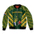 South Africa Rugby Bomber Jacket Bokke Champions Kente Pattern LT9 - Wonder Print Shop