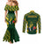 south-africa-rugby-couples-matching-mermaid-dress-and-long-sleeve-button-shirts-bokke-champions-kente-pattern