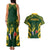 South Africa Rugby Couples Matching Tank Maxi Dress and Hawaiian Shirt Bokke Champions Kente Pattern LT9 - Wonder Print Shop