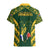 South Africa Rugby Hawaiian Shirt Bokke Champions Kente Pattern - Wonder Print Shop