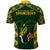 South Africa Rugby Polo Shirt Bokke Champions Kente Pattern - Wonder Print Shop