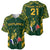 Custom South Africa Rugby Baseball Jersey Bokke Champions Kente Pattern LT9 - Wonder Print Shop