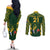 custom-south-africa-rugby-couples-matching-off-the-shoulder-long-sleeve-dress-and-long-sleeve-button-shirts-bokke-champions-kente-pattern