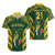 Custom South Africa Rugby Hawaiian Shirt Bokke Champions Kente Pattern - Wonder Print Shop