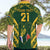 Custom South Africa Rugby Hawaiian Shirt Bokke Champions Kente Pattern - Wonder Print Shop