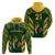 Custom South Africa Rugby Hoodie Bokke Champions Kente Pattern - Wonder Print Shop