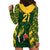 Custom South Africa Rugby Hoodie Dress Bokke Champions Kente Pattern - Wonder Print Shop