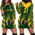 Custom South Africa Rugby Hoodie Dress Bokke Champions Kente Pattern - Wonder Print Shop