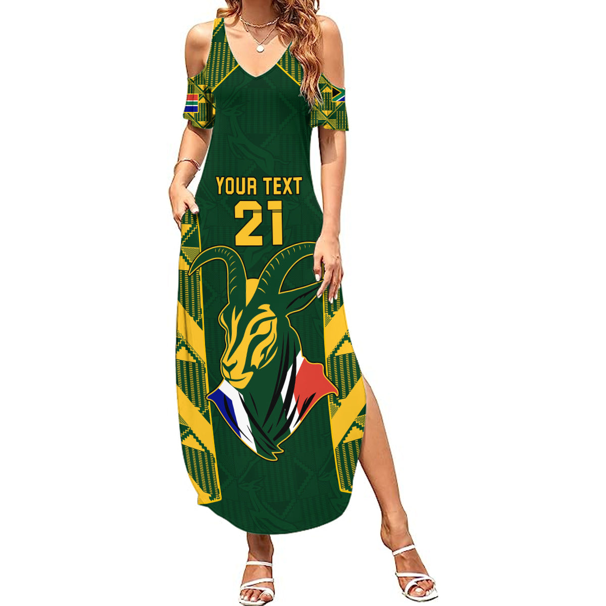 custom-south-africa-rugby-summer-maxi-dress-bokke-champions-kente-pattern