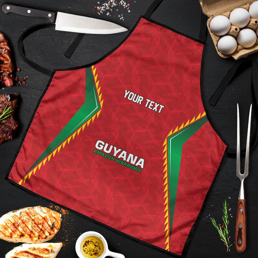 Caribbean Cricket Custom Guyana Apron Warriors Rise Amazonian Geometry Motif