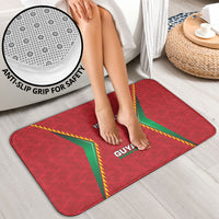 Caribbean Cricket Custom Guyana Bathroom Set Warriors Rise Amazonian Geometry Motif