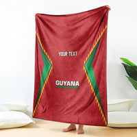 Caribbean Cricket Custom Guyana Blanket Warriors Rise Amazonian Geometry Motif