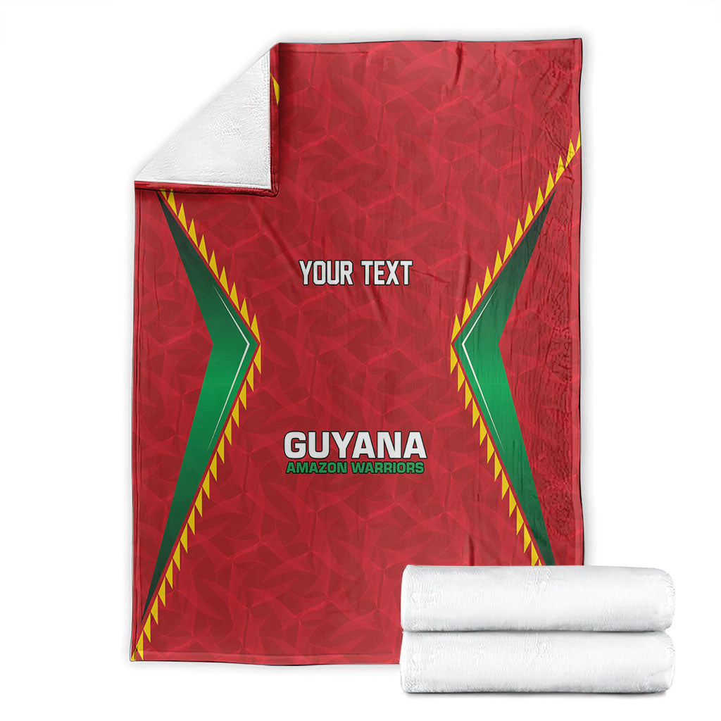 Caribbean Cricket Custom Guyana Blanket Warriors Rise Amazonian Geometry Motif
