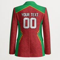 Caribbean Cricket Custom Guyana Blazer Warriors Rise Amazonian Geometry Motif
