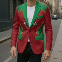 Caribbean Cricket Custom Guyana Blazer Warriors Rise Amazonian Geometry Motif
