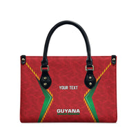 Caribbean Cricket Custom Guyana Leather Bag Warriors Rise Amazonian Geometry Motif