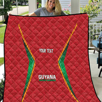 Caribbean Cricket Custom Guyana Quilt Warriors Rise Amazonian Geometry Motif