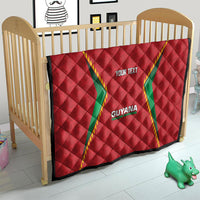 Caribbean Cricket Custom Guyana Quilt Warriors Rise Amazonian Geometry Motif