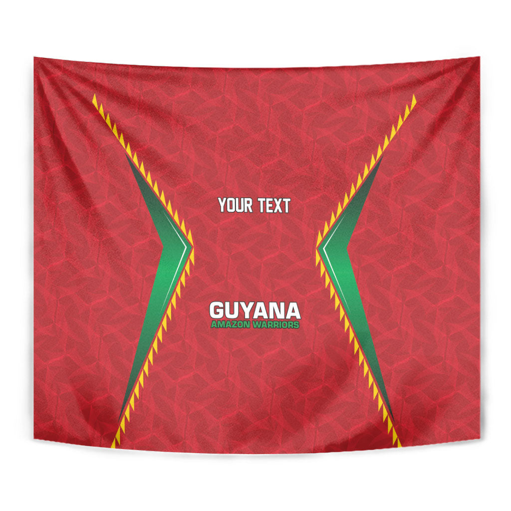 Caribbean Cricket Custom Guyana Tapestry Warriors Rise Amazonian Geometry Motif