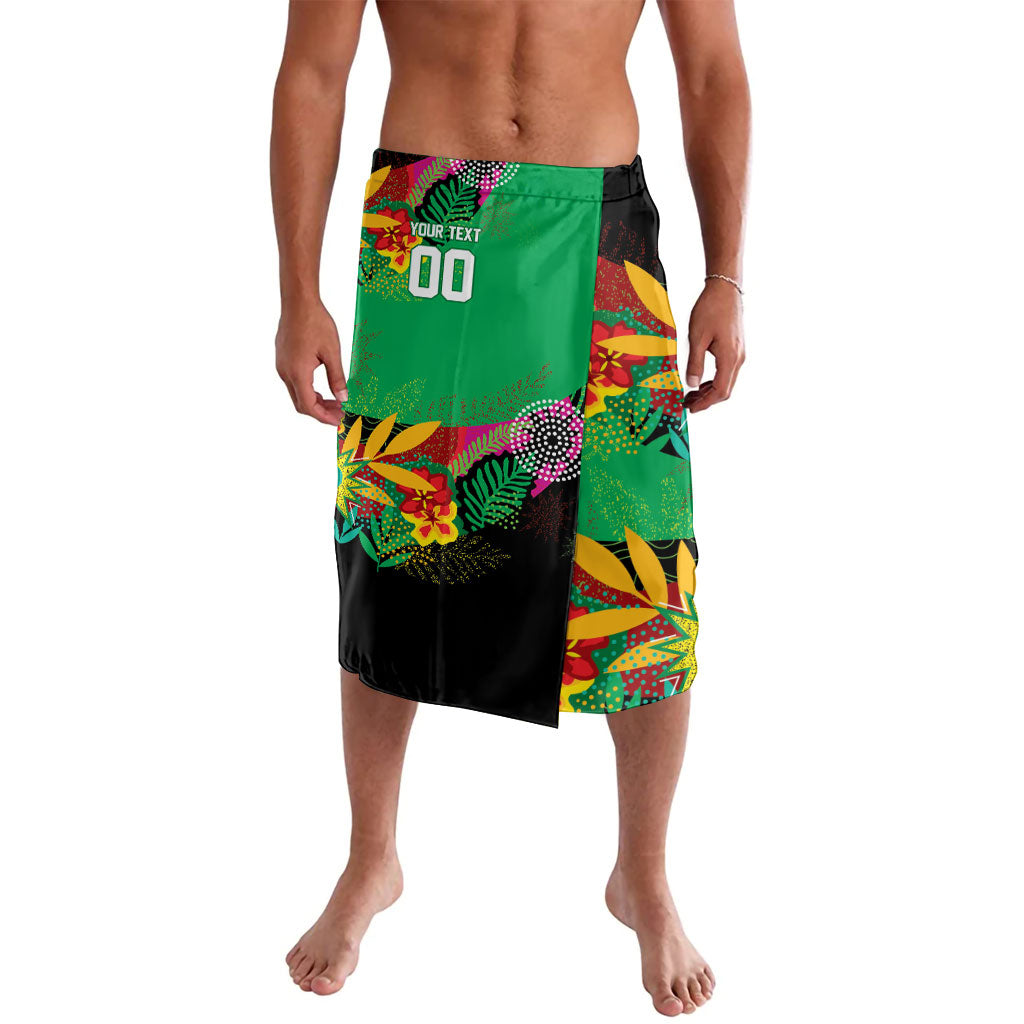 Caribbean Cricket Custom St Kitts and Nevis Lavalava Patriots Roar Louder Island's Flora Inspired