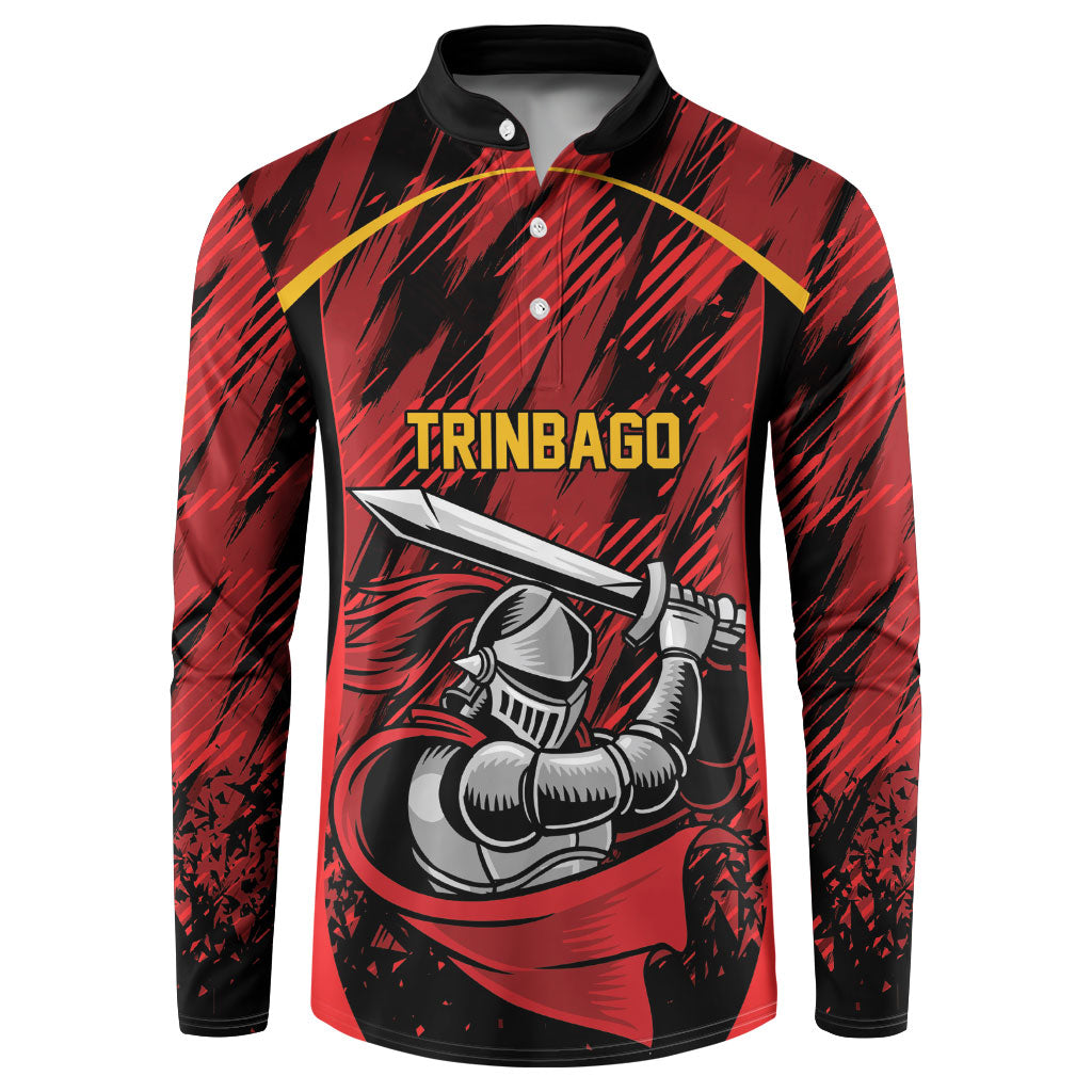 Caribbean Cricket Custom Trinidad and Tobago Button Sweatshirt Trinbago Knight We Are TKR