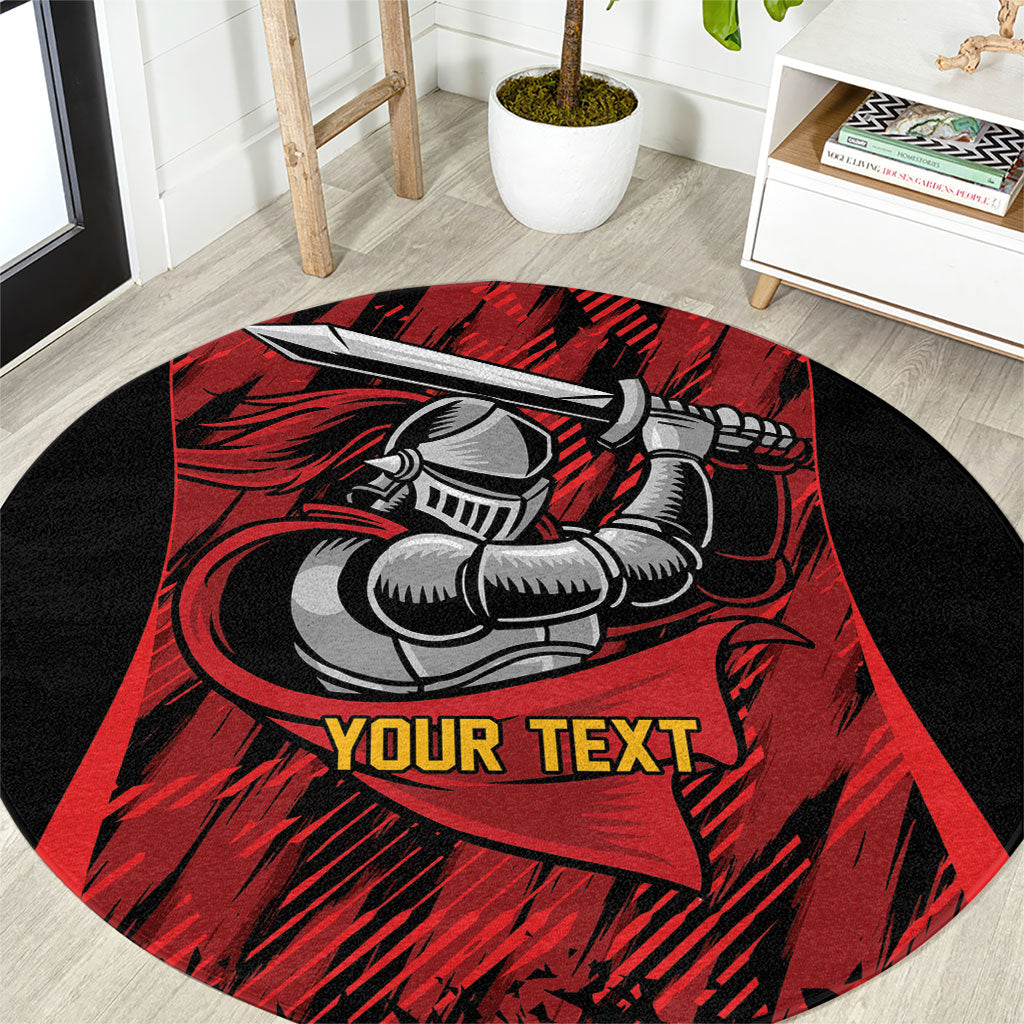Caribbean Cricket Custom Trinidad and Tobago Round Carpet Trinbago Knight We Are TKR