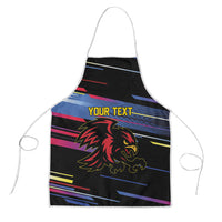 Caribbean Cricket Custom Antigua and Barbuda Apron Abstract Geometric Pattern