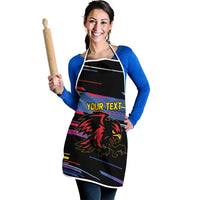 Caribbean Cricket Custom Antigua and Barbuda Apron Abstract Geometric Pattern