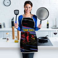 Caribbean Cricket Custom Antigua and Barbuda Apron Abstract Geometric Pattern