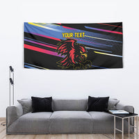 Caribbean Cricket Custom Antigua and Barbuda Tapestry Abstract Geometric Pattern