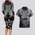 New Zealand Rugby Couples Matching Long Sleeve Bodycon Dress and Hawaiian Shirt Black Haka Dance With NZ Champions History LT9 - Wonder Print Shop