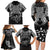 New Zealand Rugby Family Matching Long Sleeve Bodycon Dress and Hawaiian Shirt Black Haka Dance With NZ Champions History LT9 - Wonder Print Shop