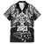 New Zealand Rugby Family Matching Long Sleeve Bodycon Dress and Hawaiian Shirt Black Haka Dance With NZ Champions History LT9 - Wonder Print Shop