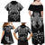 New Zealand Rugby Family Matching Off Shoulder Maxi Dress and Hawaiian Shirt Black Haka Dance With NZ Champions History LT9 - Wonder Print Shop