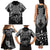 New Zealand Rugby Family Matching Tank Maxi Dress and Hawaiian Shirt Black Haka Dance With NZ Champions History - Wonder Print Shop