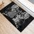 New Zealand Rugby Rubber Doormat Black Haka Dance With NZ Champions History - Wonder Print Shop