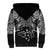 New Zealand Rugby Sherpa Hoodie Black Haka Dance With NZ Champions History - Wonder Print Shop