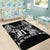 Custom New Zealand Rugby Area Rug Black Haka Dance With NZ Champions History LT9 - Wonder Print Shop