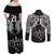 Custom New Zealand Rugby Couples Matching Off Shoulder Maxi Dress and Long Sleeve Button Shirt Black Haka Dance With NZ Champions History LT9 - Wonder Print Shop