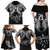 Custom New Zealand Rugby Family Matching Off Shoulder Maxi Dress and Hawaiian Shirt Black Haka Dance With NZ Champions History LT9 - Wonder Print Shop