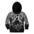 Custom New Zealand Rugby Kid Hoodie Black Haka Dance With NZ Champions History - Wonder Print Shop