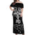 Custom New Zealand Rugby Off Shoulder Maxi Dress Black Haka Dance With NZ Champions History - Wonder Print Shop