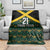 Jamaica Football Custom Blanket Black Ethnic Motifs