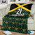 Jamaica Football Custom Blanket Black Ethnic Motifs