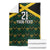 Jamaica Football Custom Blanket Black Ethnic Motifs