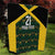 Jamaica Football Custom Quilt Black Ethnic Motifs - Wonder Print Shop