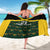 Jamaica Football Custom Sarong Black Ethnic Motifs