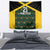 Jamaica Football Custom Tapestry Black Ethnic Motifs