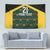 Jamaica Football Custom Tapestry Black Ethnic Motifs